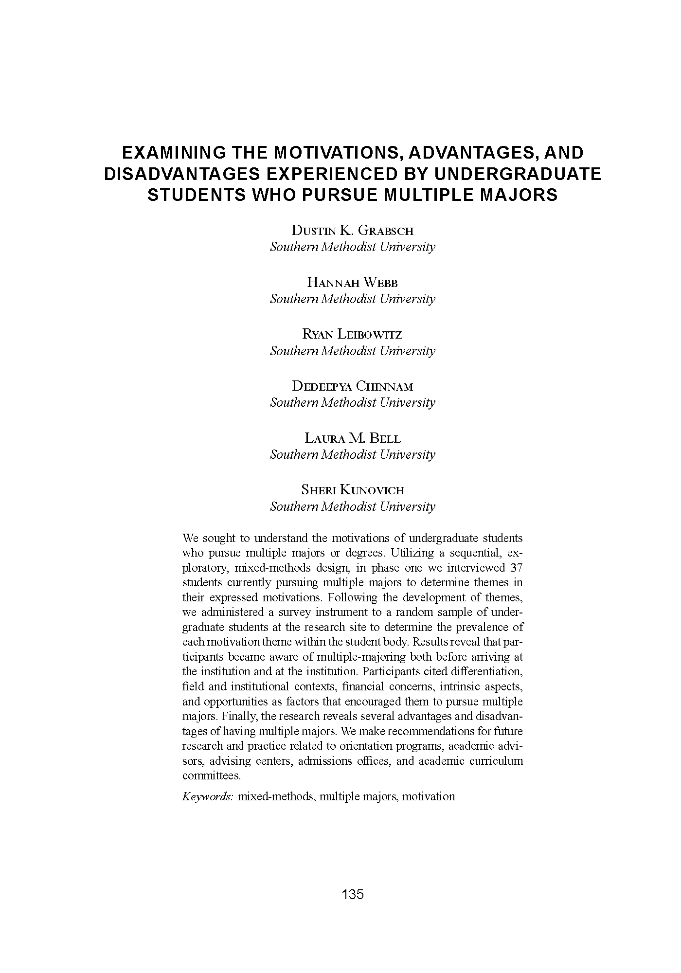 Title page of article